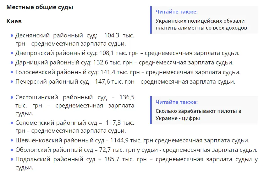 Суды Киева?